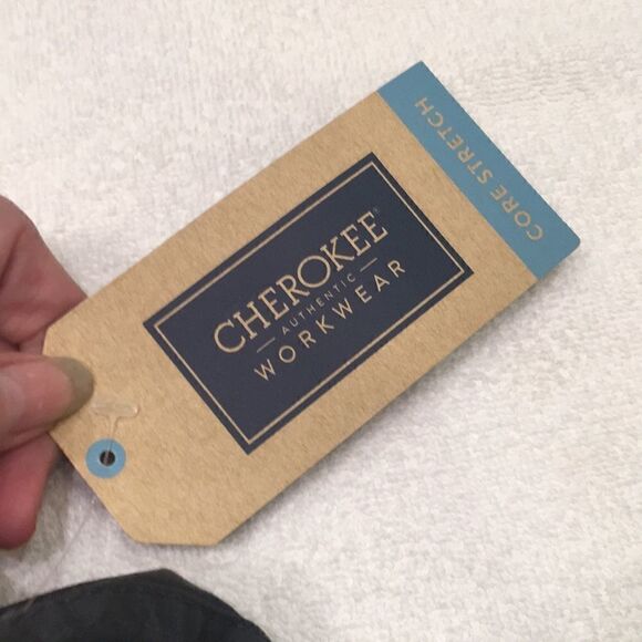 NWT Small Cherokee Contemporary Fit  dark navy blue scrubs core stretch - Picture 9 of 11